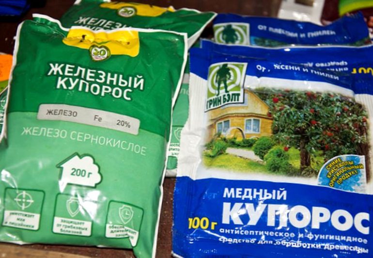 How to use iron sulfate in the garden