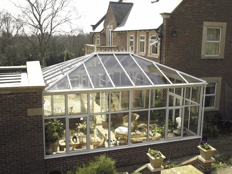Winter garden attached to the house
