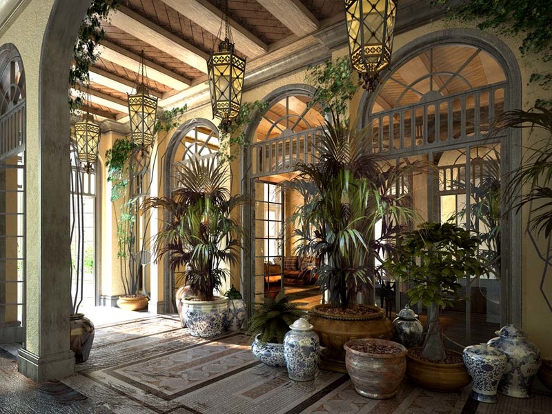 Home cozy garden