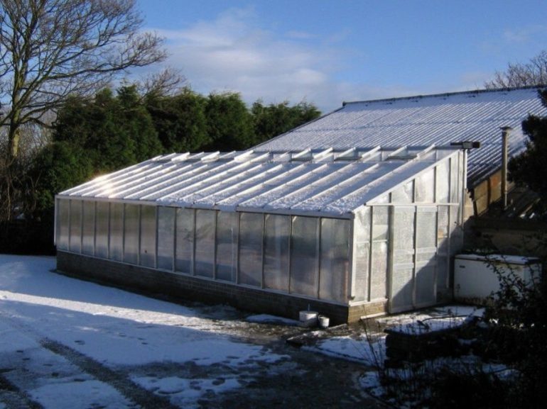 How to build a greenhouse on the site