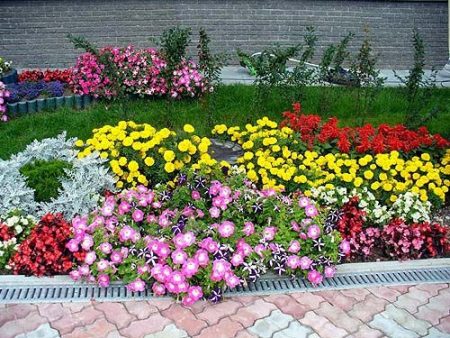making flower beds at the cottage with your own hands