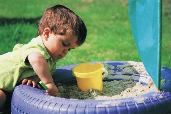 tire sandbox