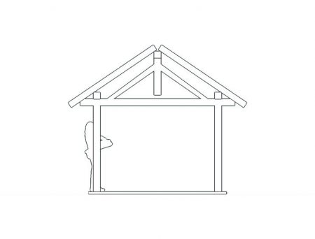 garden gazebo to the cottage