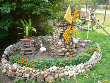 independent decor of a summer cottage