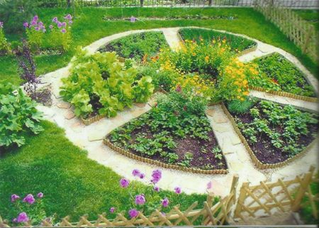 Landscaping of the seasonal dacha of 10 hundred parts