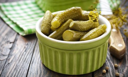 Salted cucumbers, instant recipe