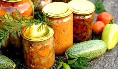 Teschin language from zucchini for the winter, recipes with photos