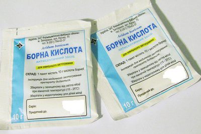 Boric acid for plants, application