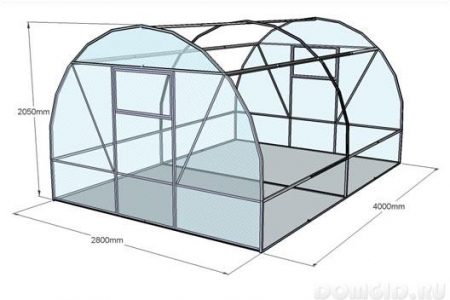 polycarbonate greenhouse drawings