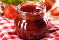 strawberry jam for the winter