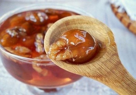 With walnuts