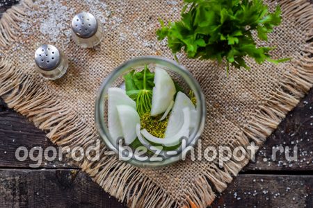 Onion in a jar