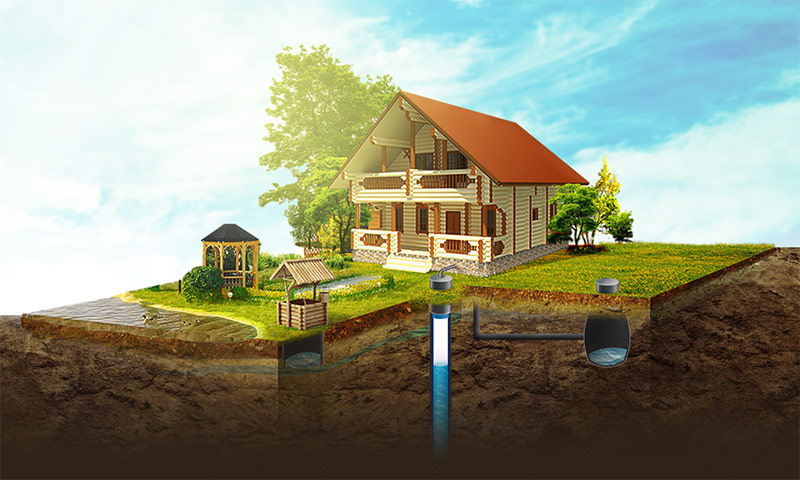 house with water