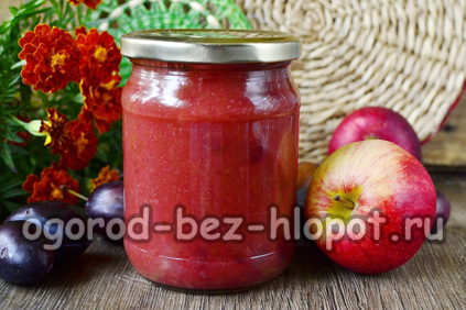 Apple and Plum Jam