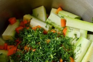 Add greens