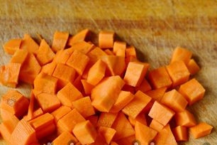 Cut carrots