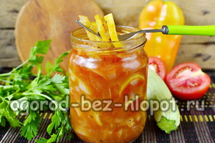 Zucchini in sauce