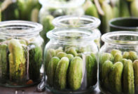 Cucumbers in banks