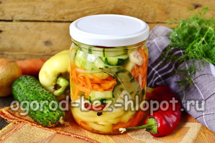 Cucumber Salad for the Winter