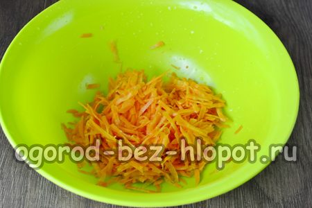 grated carrots