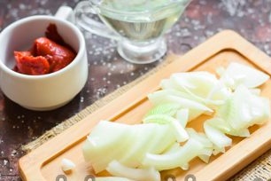 chop the onion