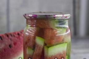 Salted watermelons for the winter