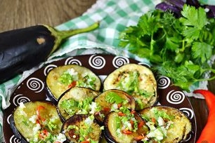 Peerless eggplant in Georgian