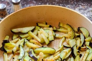 fry in a pan