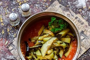 shift eggplant to adjika