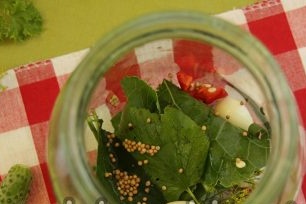 spices and herbs in a jar