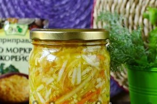 Korean zucchini the most delicious winter recipe