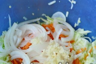 add onion and garlic