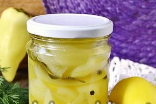 pickled peppers ready for winter