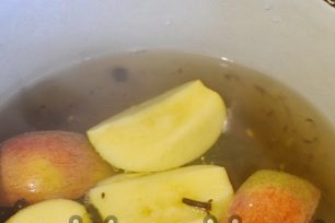 also boil apples
