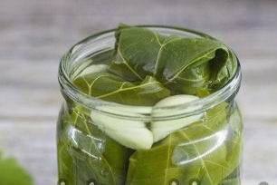 pour cucumbers with ready brine