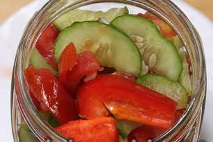 put vegetables in banks