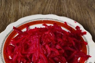grated beets