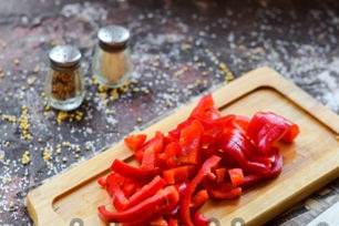 cut bell pepper
