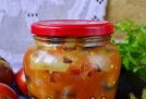 Tri salate od patlidžana, paprike i rajčice