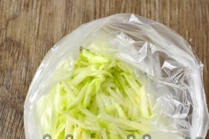 grated zucchini