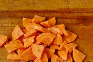 cut carrots