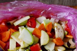 packaged in bags