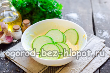 zucchini dip in batter