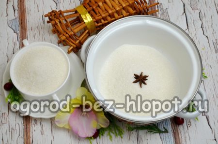 sugar and star anise
