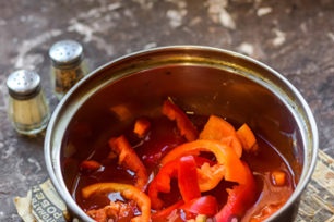 add chopped pepper