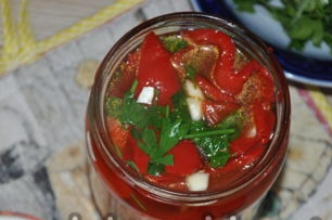 pour marinade