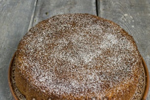 sprinkle with powder