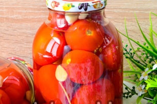 pickled tomatoes for the winter