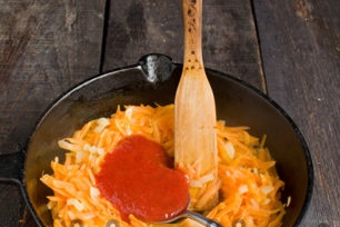 add tomato paste