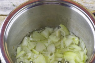 fry the onions